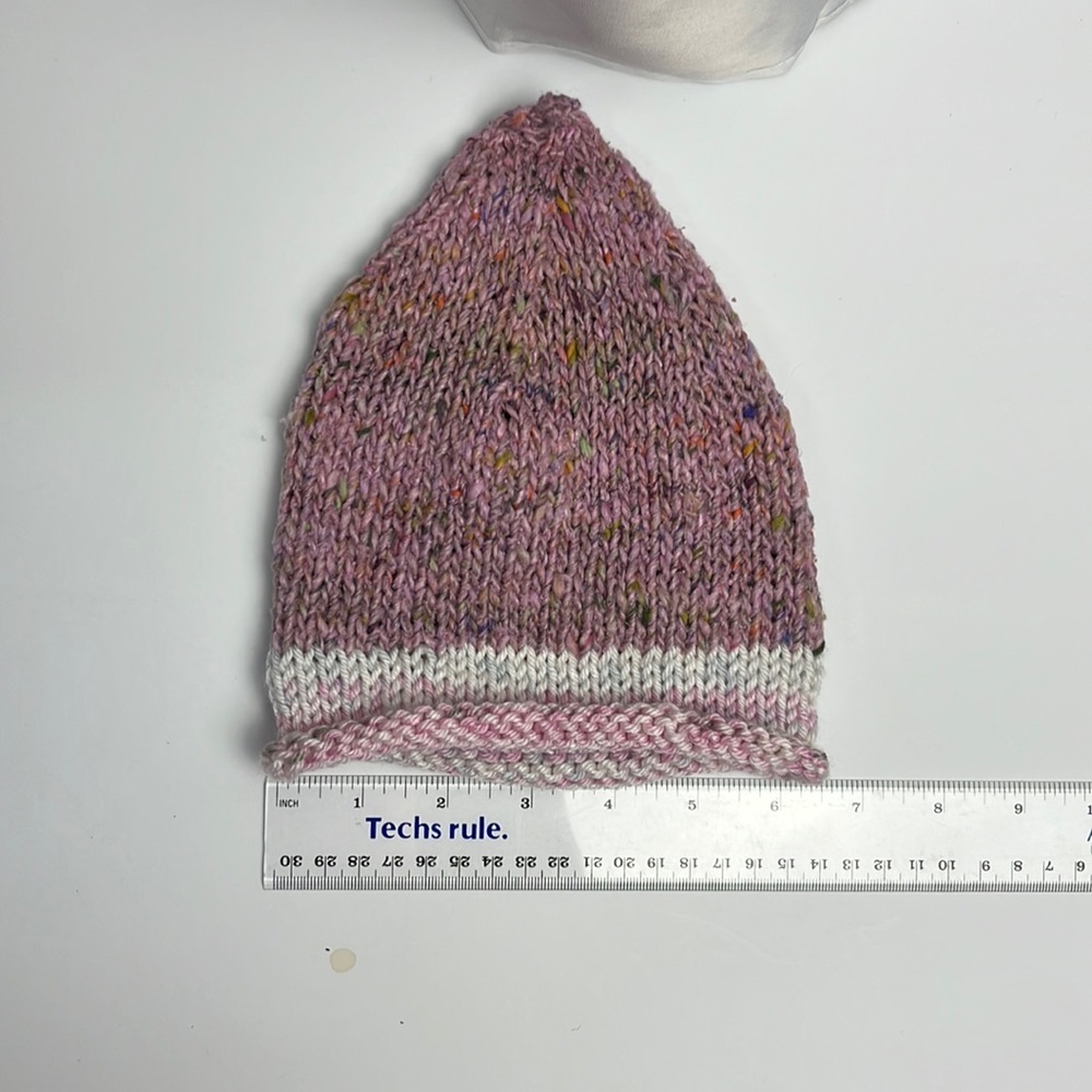 One of a kind gift. Lorraine hand knitted baby hats.  NEW. 1613